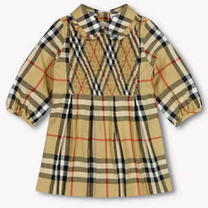 Burberry Ida Baby Girls Dress  Beige