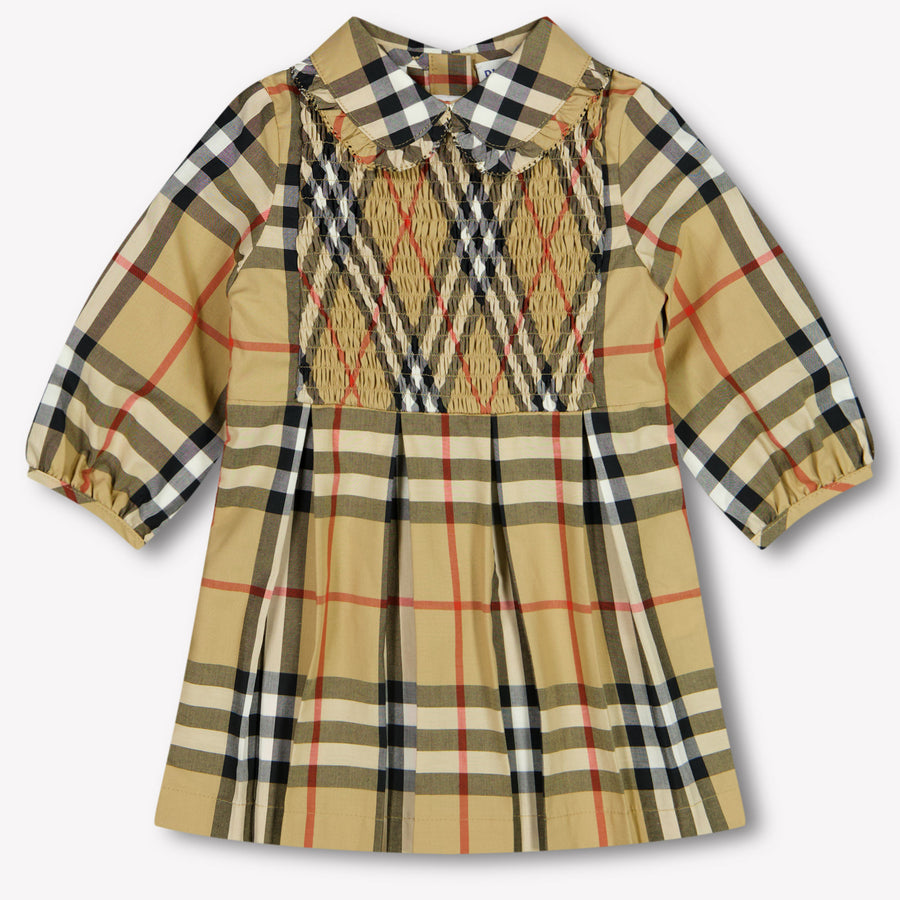 Burberry Ida Baby Girls Dress  Beige