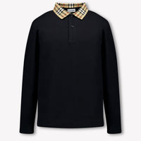 Burberry Kinder Jongens Polo In Zwart