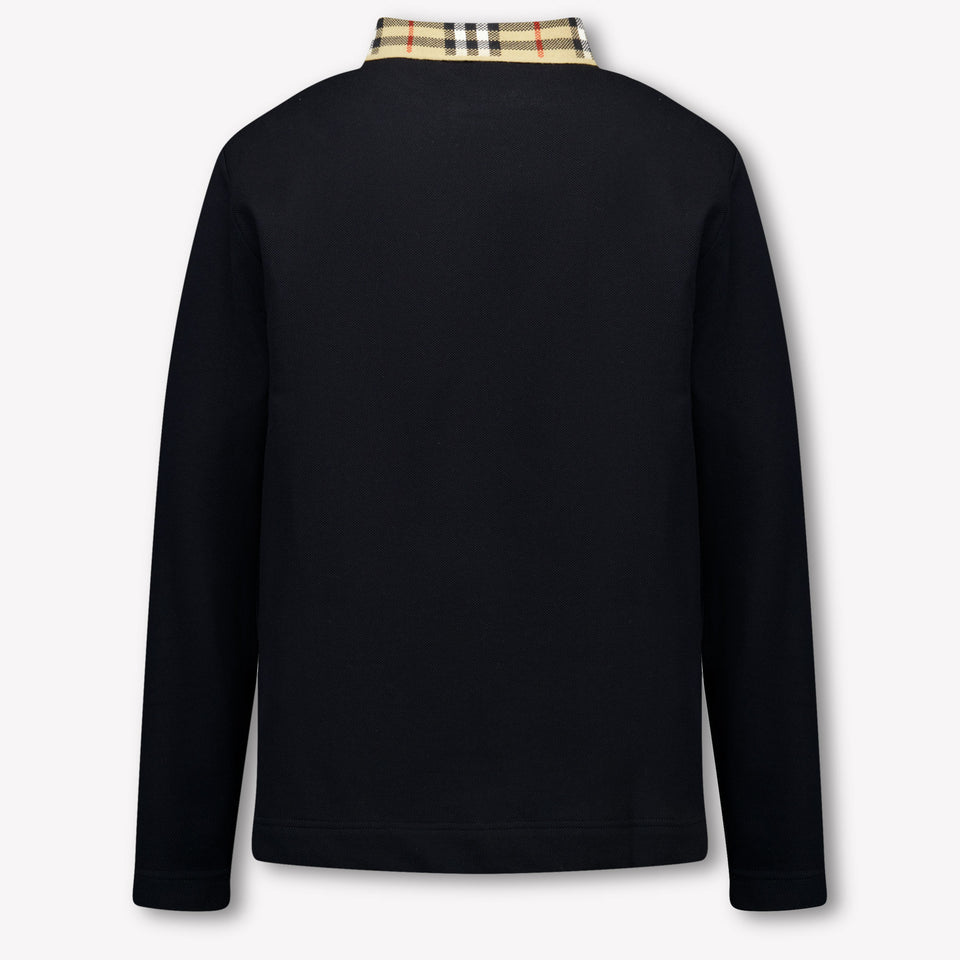 Burberry Kinder Jongens Polo In Zwart