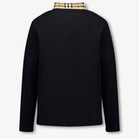 Burberry Kinder Jongens Polo In Zwart