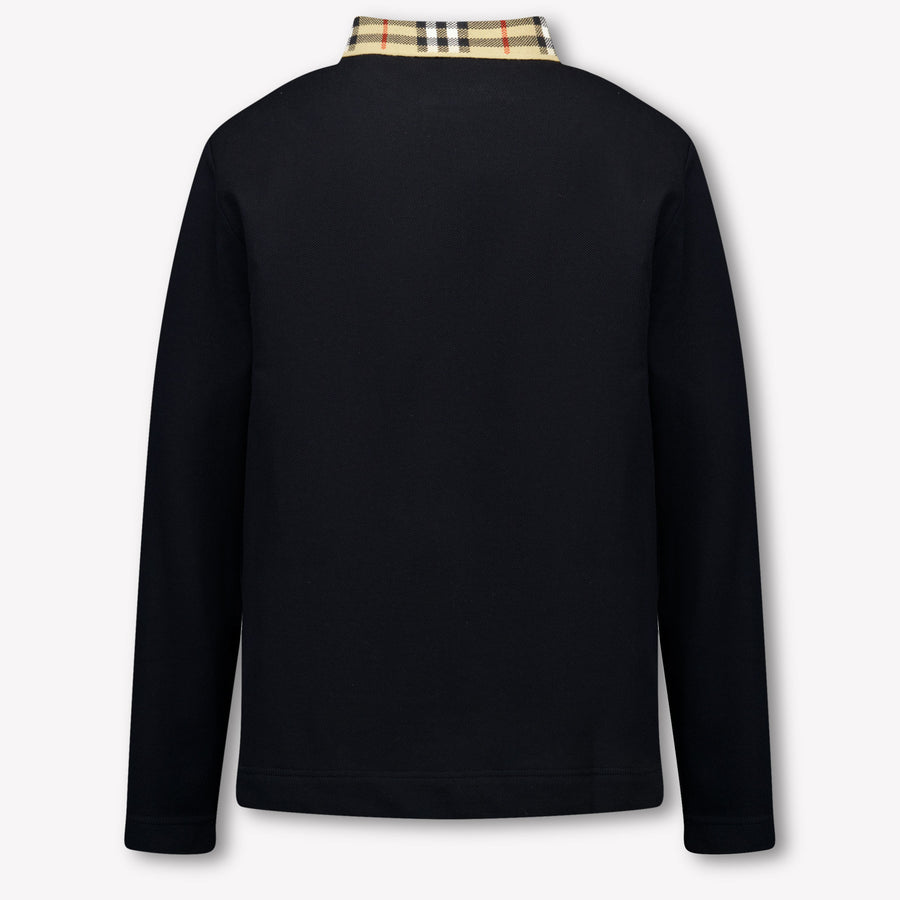 Burberry Kinder Jongens Polo In Zwart