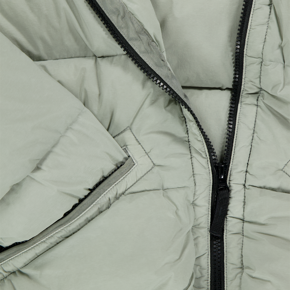 Stone Island Kinder Jongens Winterjas In Grijs