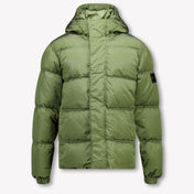 Stone Island Kinder Jongens Winterjas In Donker Groen
