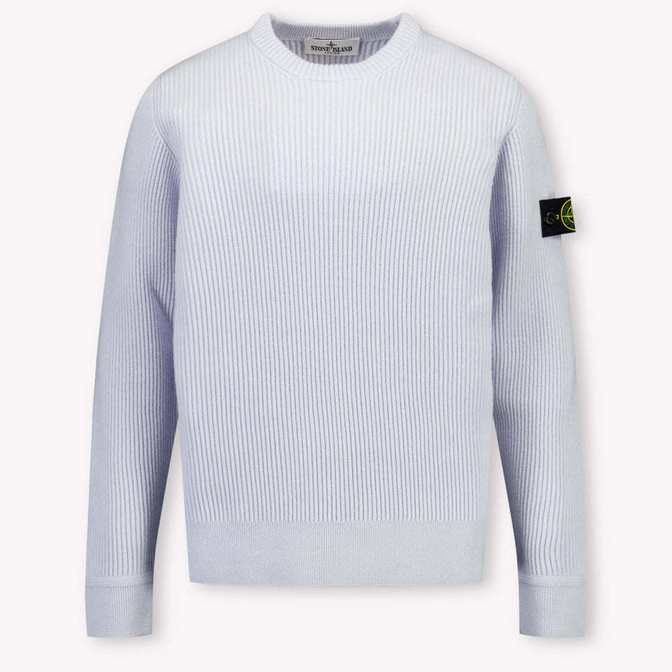 Stone Island Kids Boys Sweater  Light Blue