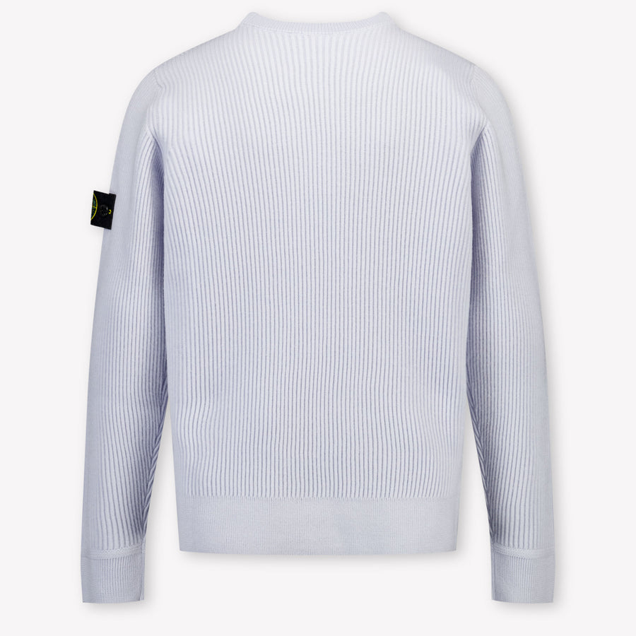Stone Island Kinder Jongens Trui In Licht Blauw