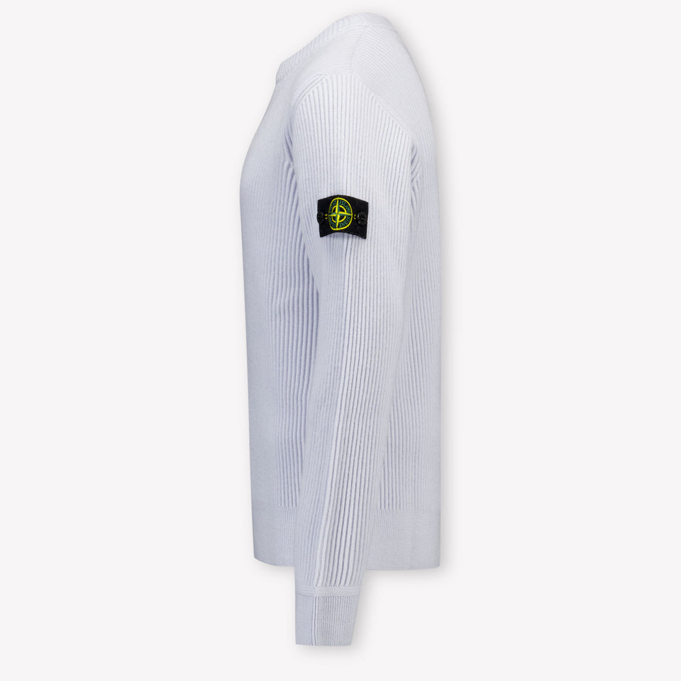 Stone Island Kids Boys Sweater  Light Blue