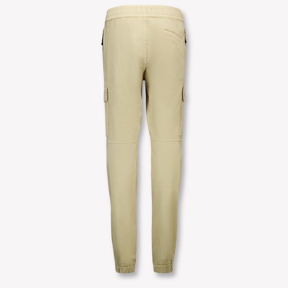 Stone Island Kids Boys  Pants Beige