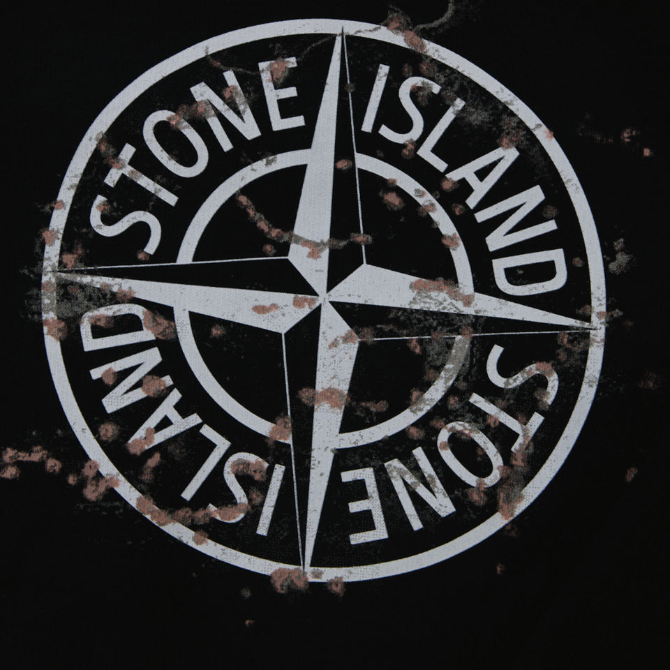 Stone Island Kids Boys Sweater  Black