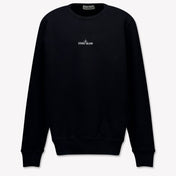 Stone Island Kids Boys Sweater  Black