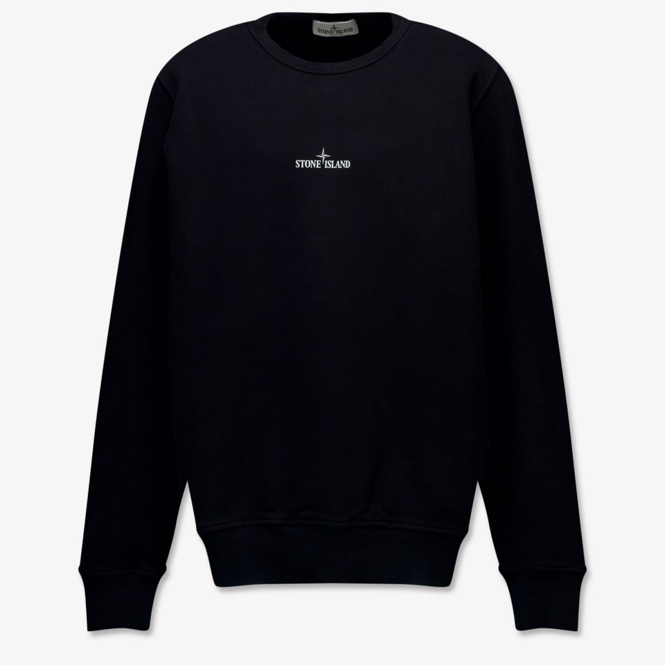 Stone Island Kids Boys Sweater  Black