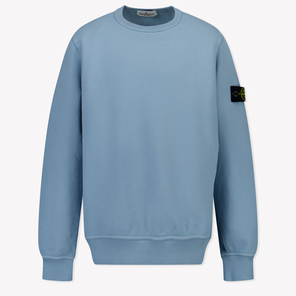 Stone Island Kinder Jongens Trui In Licht Blauw