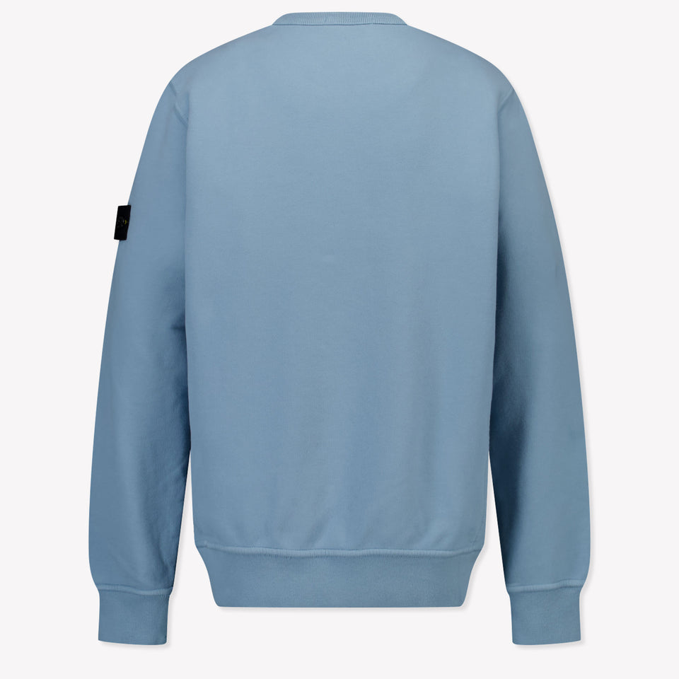 Stone Island Kinder Jongens Trui In Licht Blauw