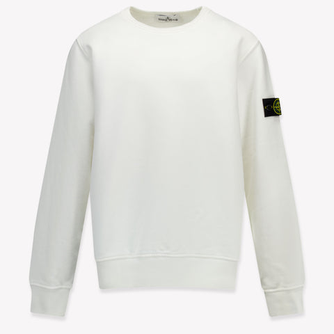 Stone Island Kinder Jongens Trui In Off White