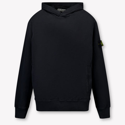 Stone Island Kinder Jongens Trui In Zwart