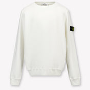 Stone Island Kinder Jongens Trui In Wit