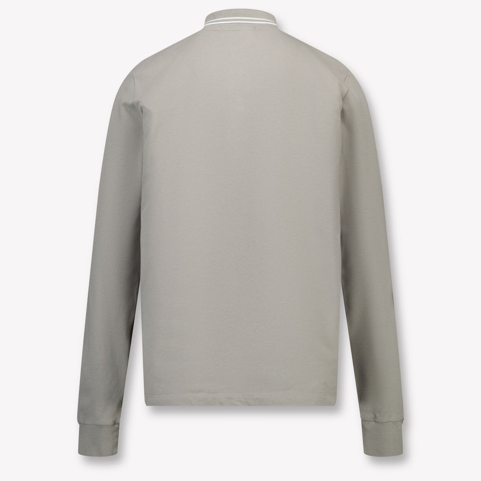 Stone Island Kids Boys Polo  Gray