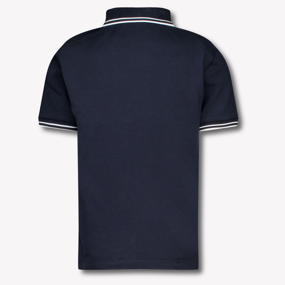 Stone Island Kids Boys Polo  Navy