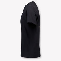 Stone Island Kinder Jongens T-Shirt In Zwart
