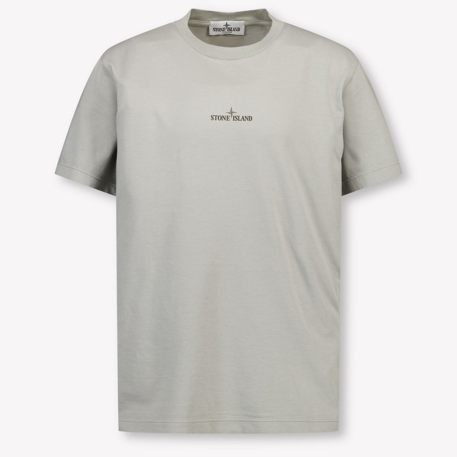 Stone Island Kinder Jongens T-Shirt In Grijs