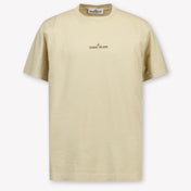 Stone Island Kids Boys  T-Shirt Sand