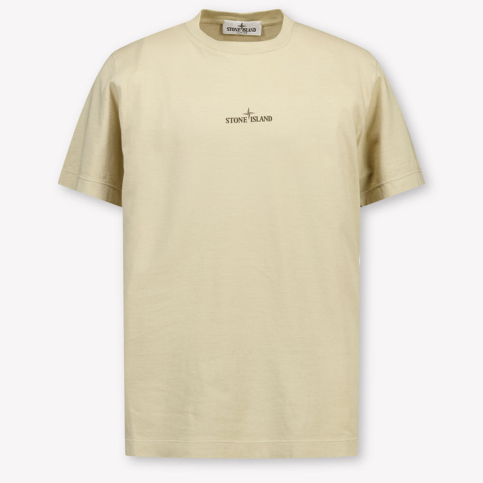 Stone Island Kids Boys  T-Shirt Sand