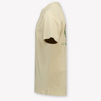 Stone Island Kinder Jongens T-Shirt In Zand