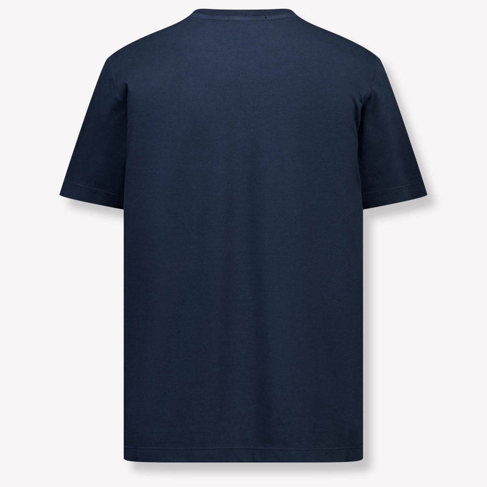 Stone Island Kinder Jongens T-Shirt In Navy