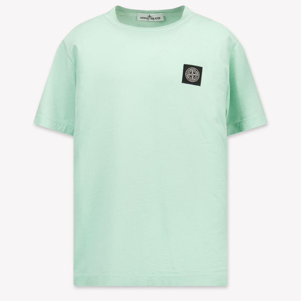 Stone Island Kinder Jongens T-Shirt In Mint