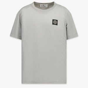 Stone Island Kids Boys  T-Shirt Gray