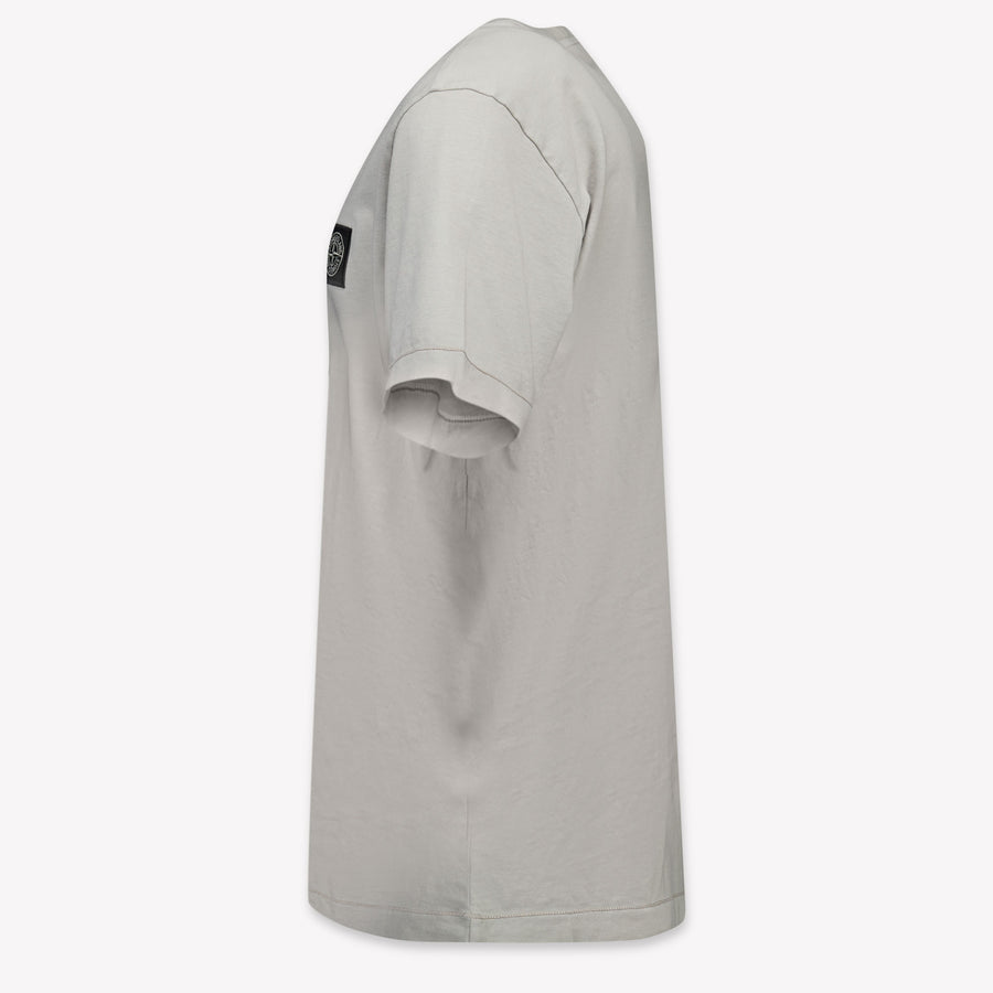 Stone Island Kids Boys  T-Shirt Gray