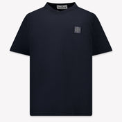 Stone Island Kids Boys  T-Shirt Navy