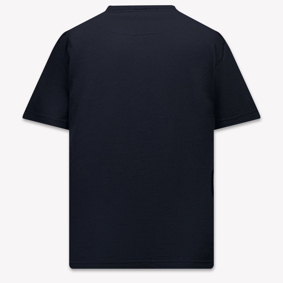 Stone Island Kids Boys  T-Shirt Navy