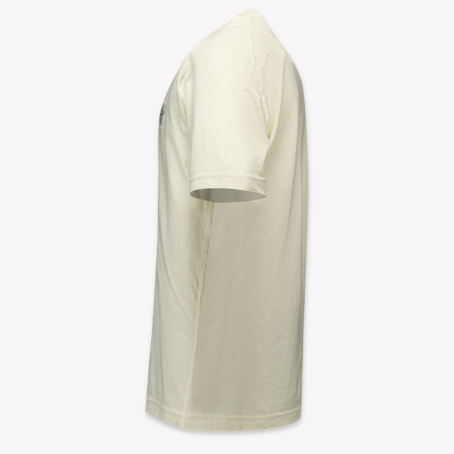 Stone Island Kids Boys  T-Shirt Offwhite