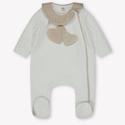 First Baby Girls Playsuit  White