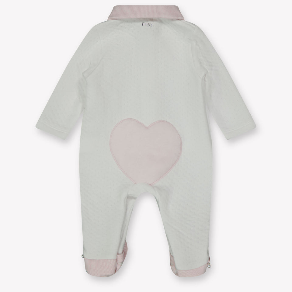 First Baby Meisjes Boxpakje In Wit