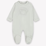 First Baby Unisex Playsuit  Offwhite