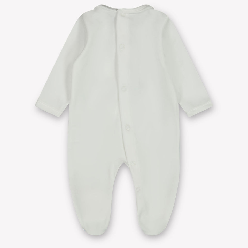 First Baby Unisex Playsuit  Offwhite