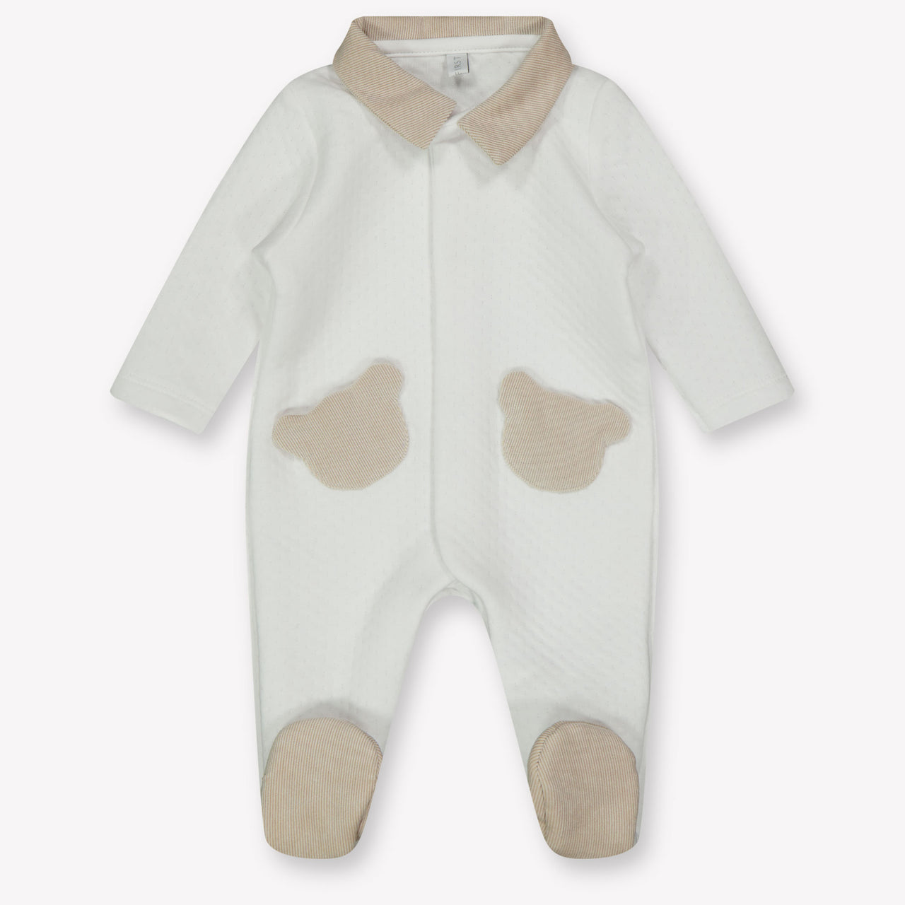 First Baby Jongens Boxpakje In Wit