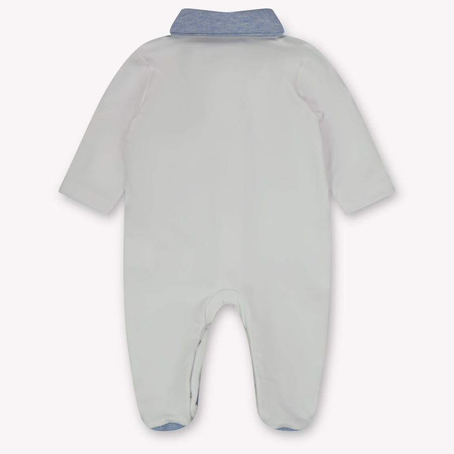 First Baby Jongens Boxpakje In Wit