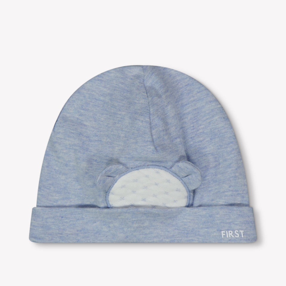 First Baby Boys Hat  Light Blue