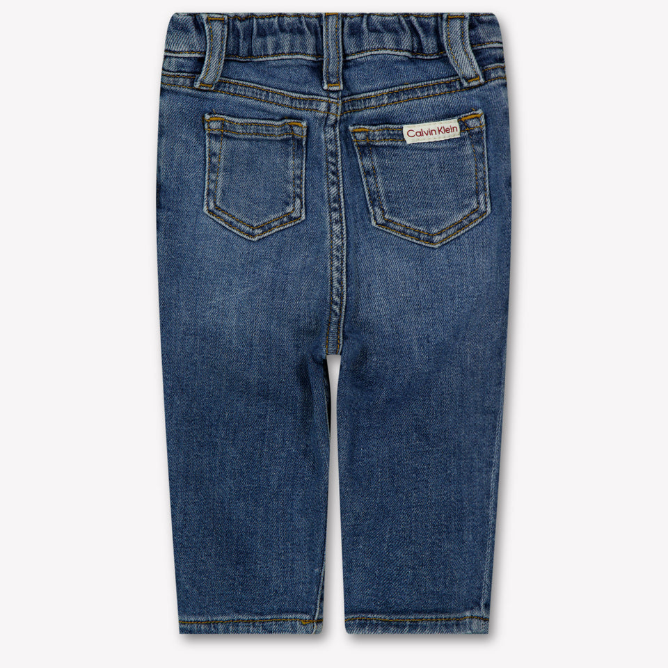 Calvin Klein Baby Unisex Jeans In Blauw