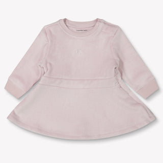 Calvin Klein Baby Meisjes Jurk In Licht Roze
