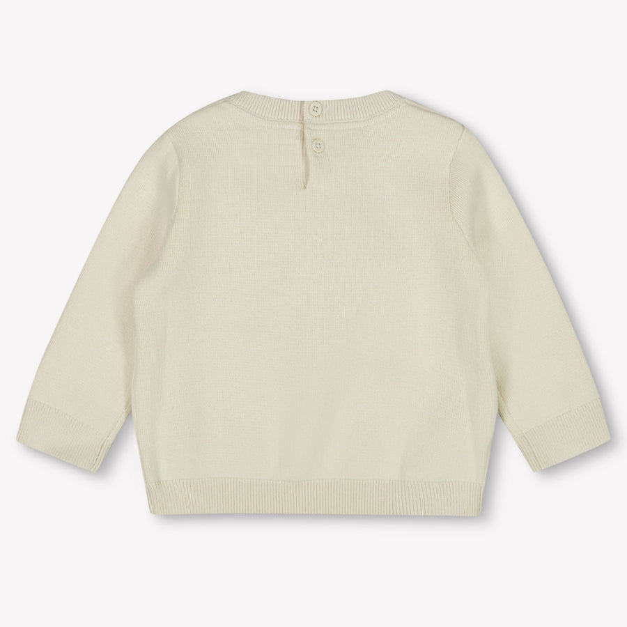 Calvin Klein Baby Unisex Trui In Ecru