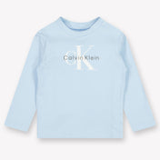 Calvin Klein Baby Unisex T-Shirt In Licht Blauw