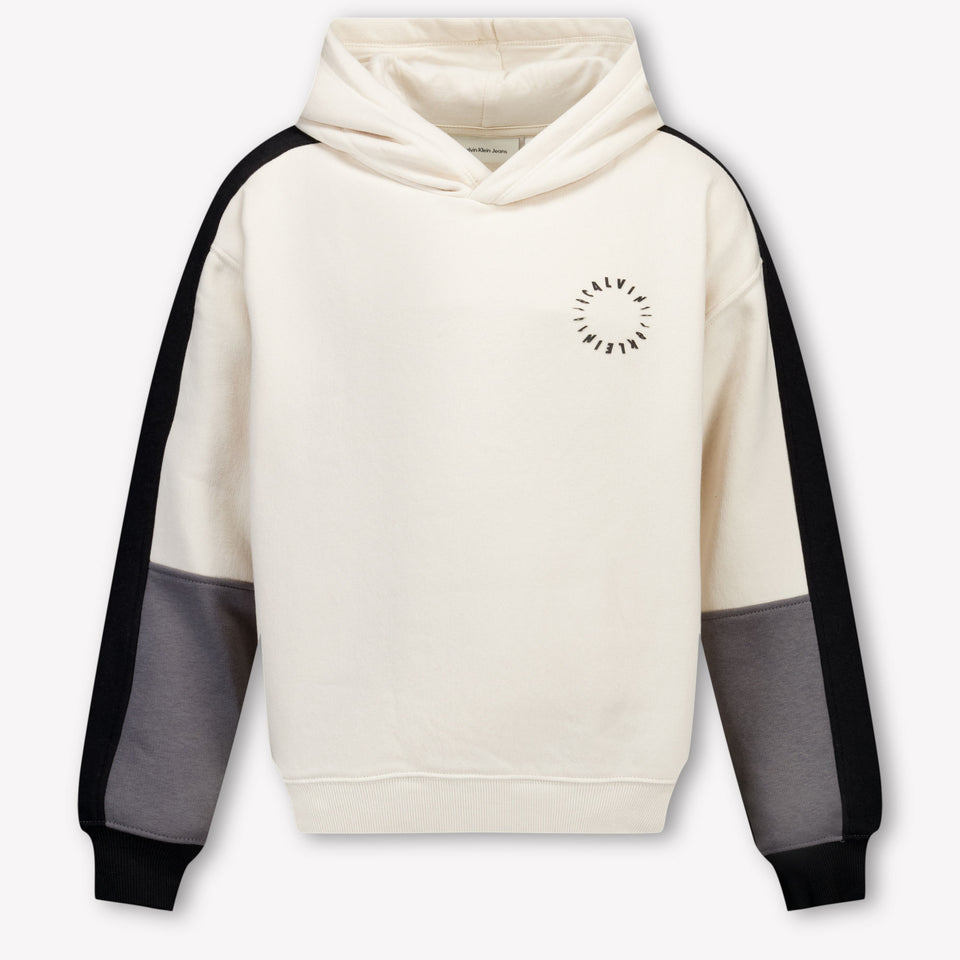 Calvin Klein Kinder Jongens Trui In Ecru
