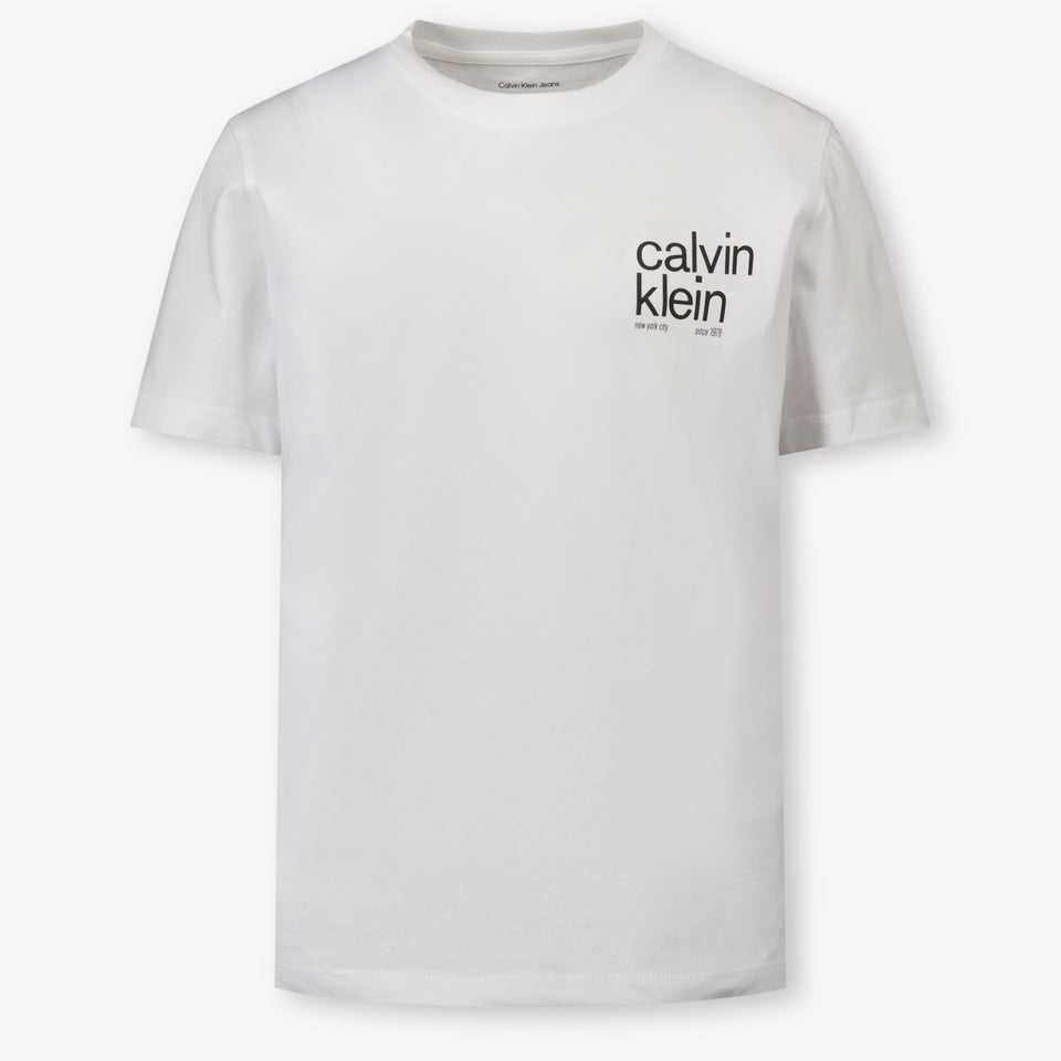 Calvin Klein Kids Boys  T-Shirt White
