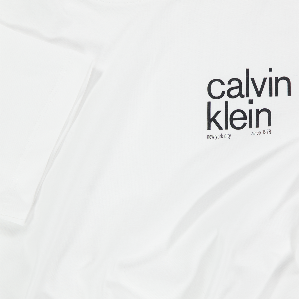 Calvin Klein Kids Boys  T-Shirt White