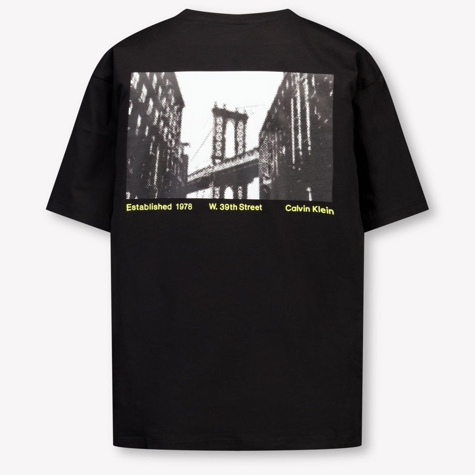 Calvin Klein Kids Boys  T-Shirt Black