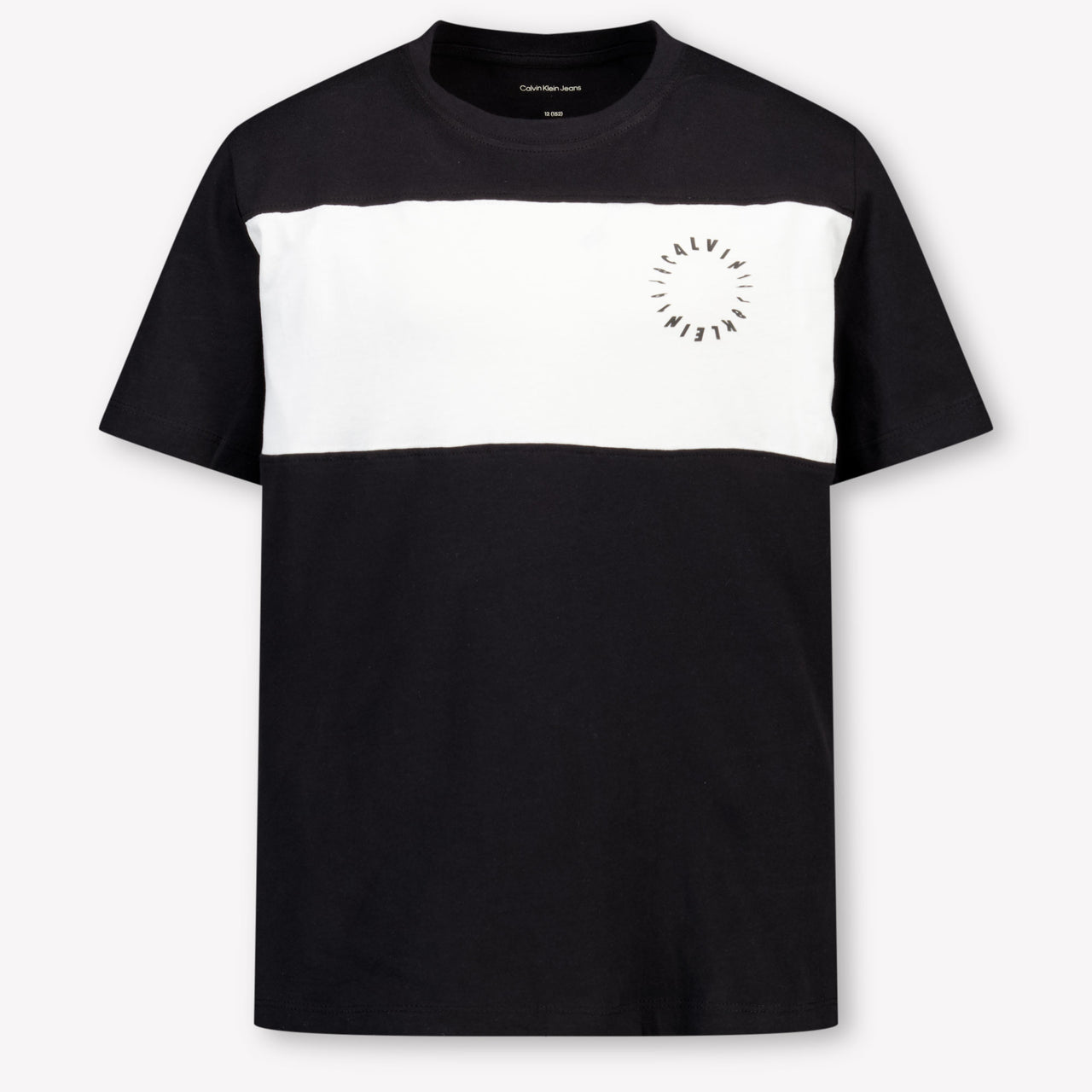 Calvin Klein Kinder Jongens T-Shirt In Zwart